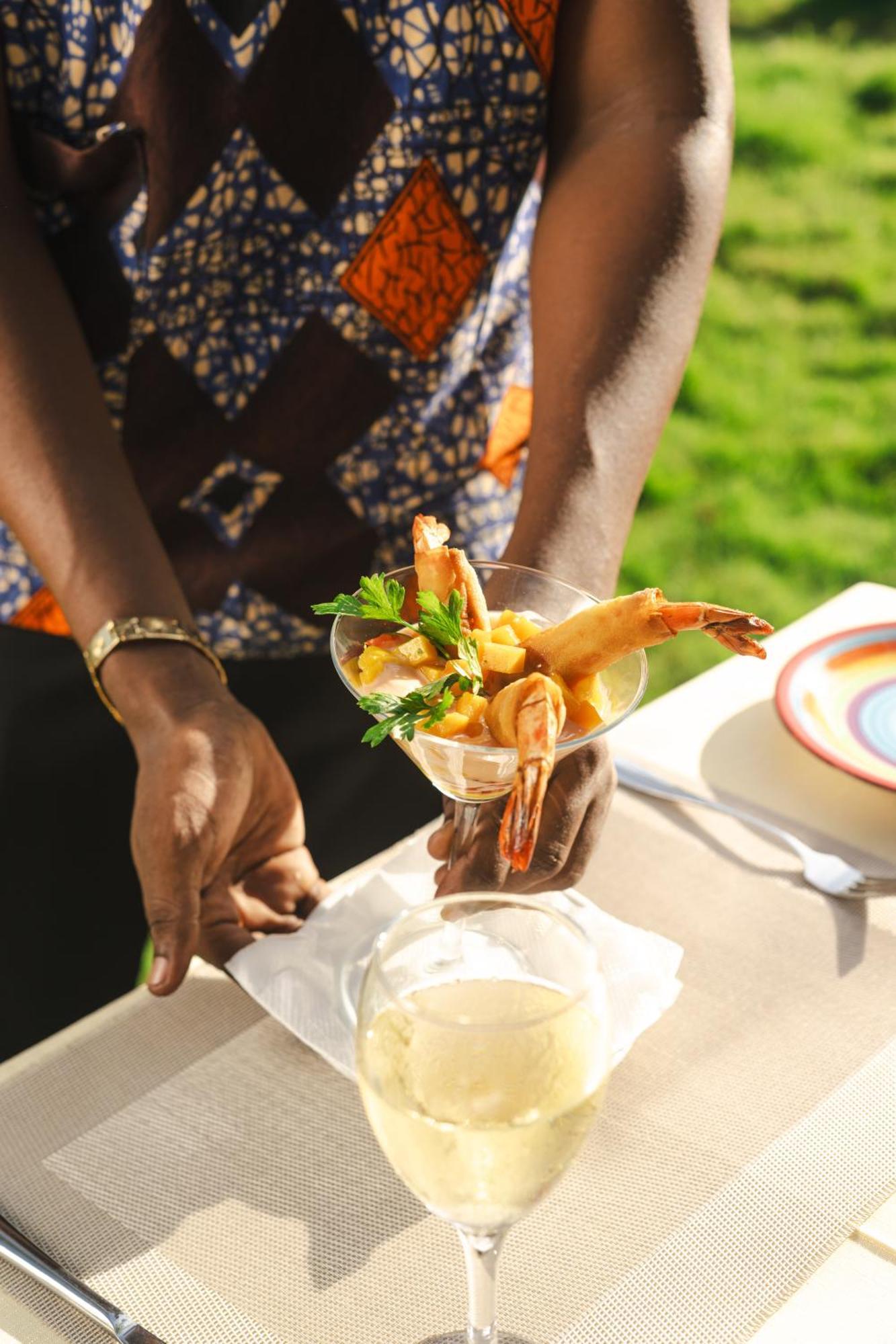 Zanzibella Hotel & Spa Kiwengwa  Kültér fotó A prawn cocktail