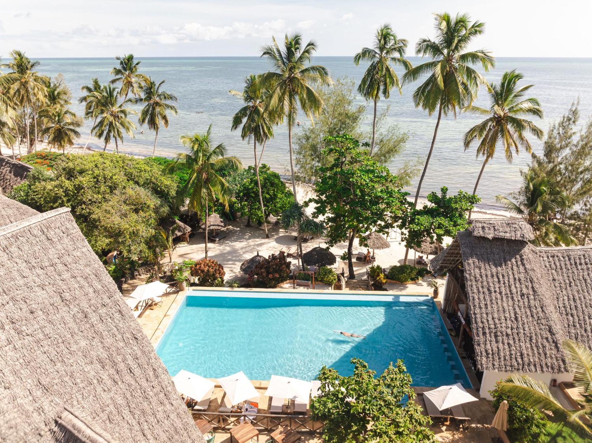 Zanzibella Hotel & Spa Kiwengwa  Kültér fotó View of the pool at the hotel